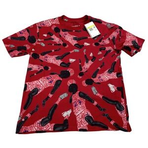 Chicago Bulls Shirt Womens Small NBA Basketball Jordan 23 Loose Fit Tee‎